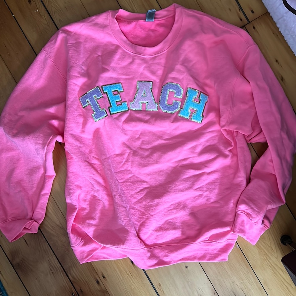 Monogrammed TEACH Sweatshirt